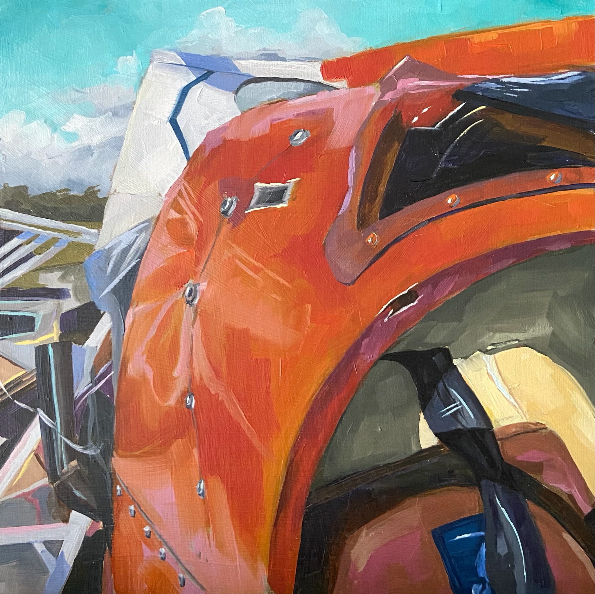 Spotlight: Airplane crash in sunlight Series